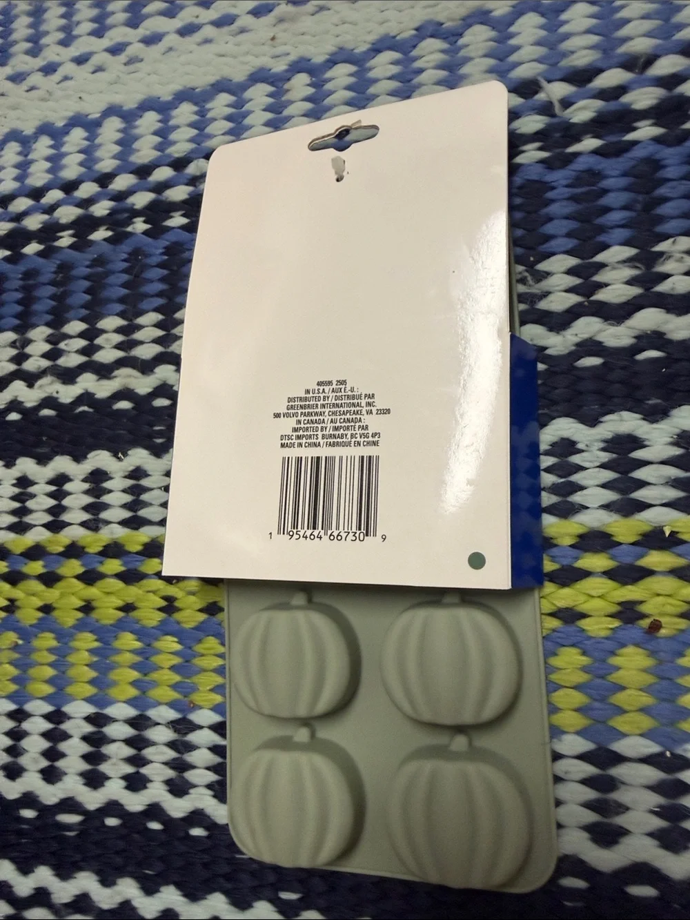 Refresh Pumpkin Silicone Ice Cube Tray - Light Green
